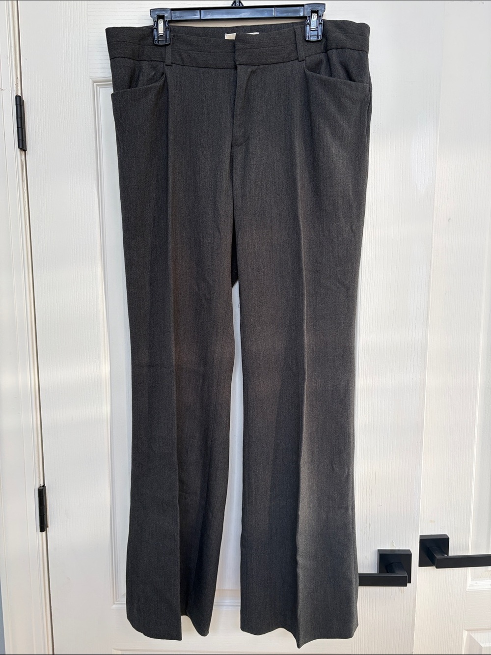 Michael Kors Gray Wide-Leg Trousers